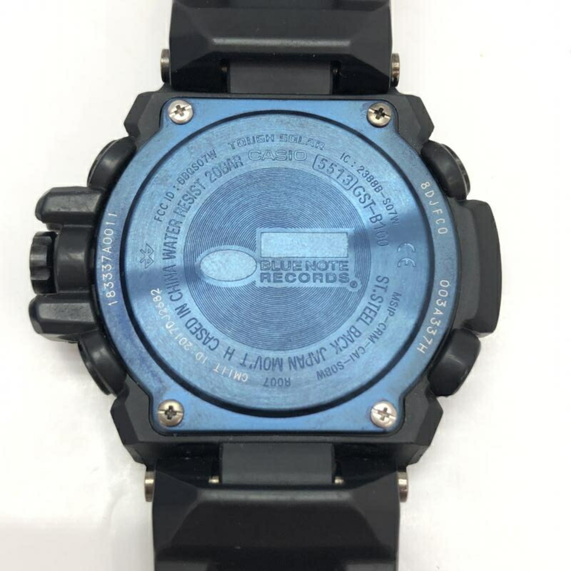 CASIO G-SHOCK Watch BLUE NOTE RECORDS GST-B100BNR-1AJR Tough Solar G-Shock