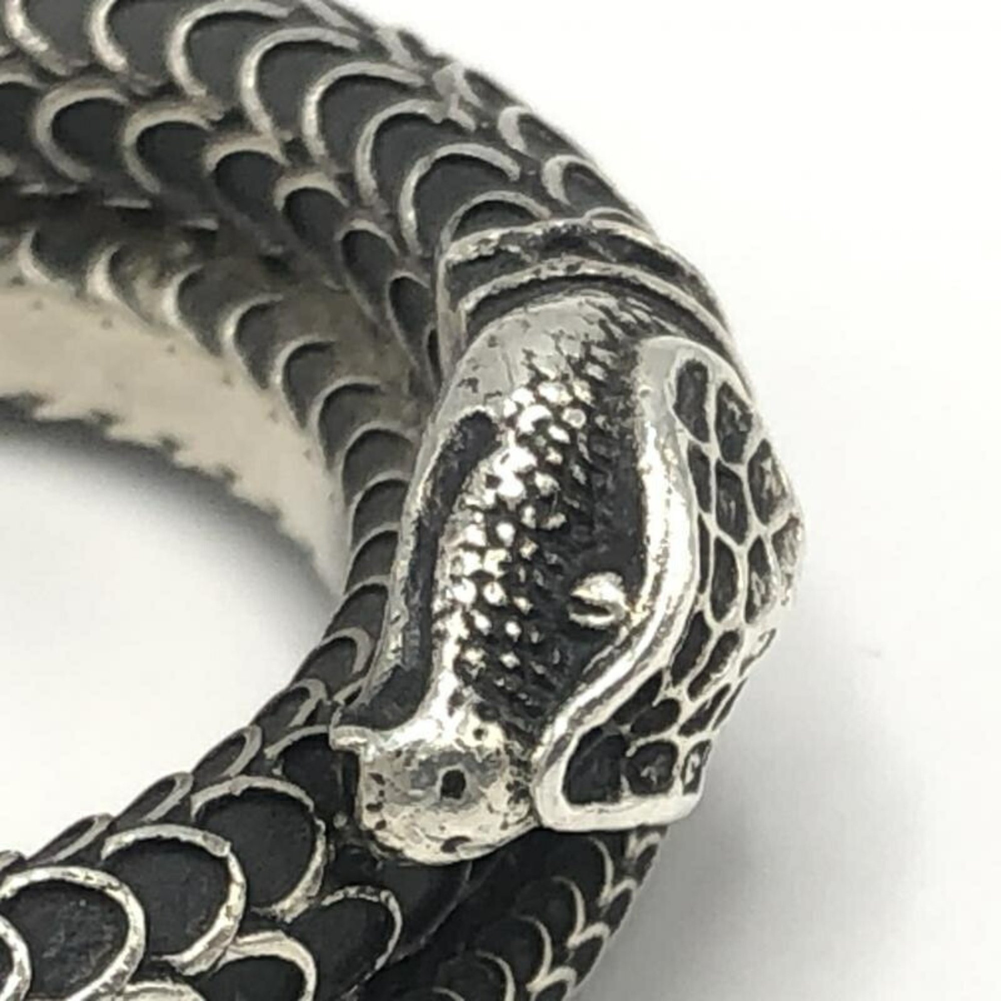 GUCCI Garden Snake Ring 24 Silver Gucci Ag925