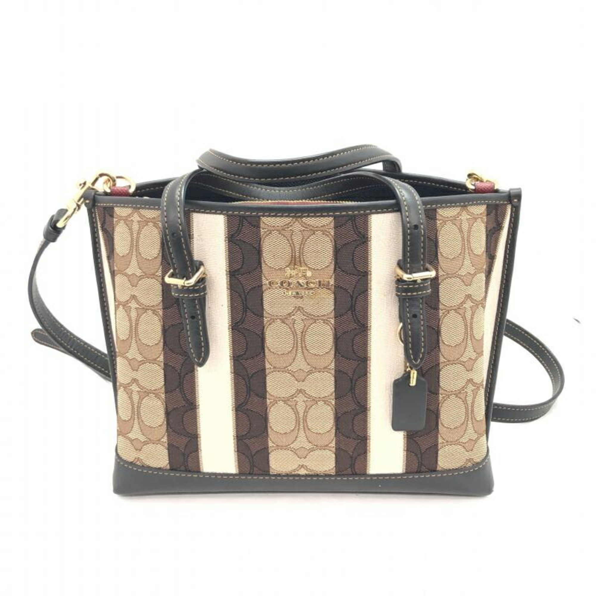 COACH Molly Tote 25 Signature Jacquard with Strap