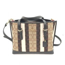 COACH Molly Tote 25 Signature Jacquard with Strap