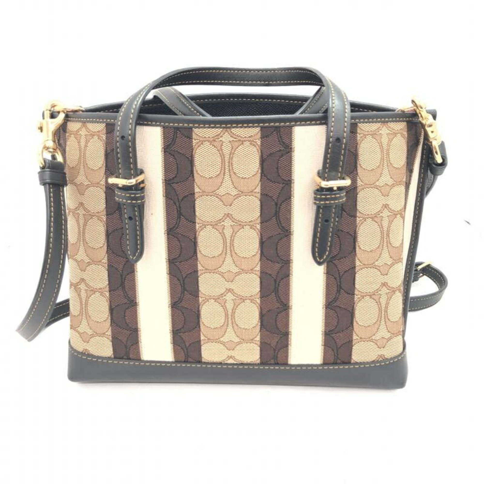 COACH Molly Tote 25 Signature Jacquard with Strap