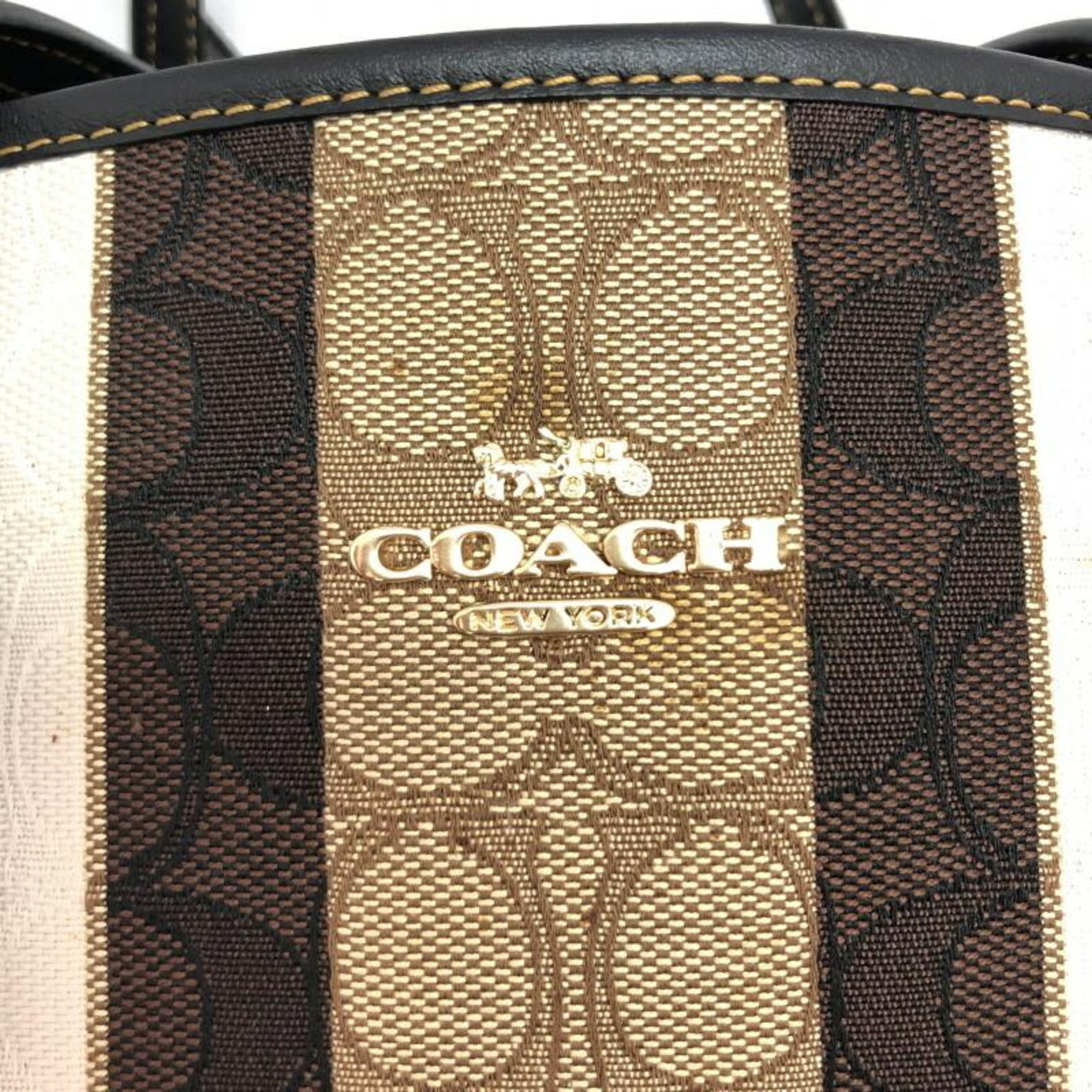 COACH Molly Tote 25 Signature Jacquard with Strap