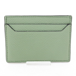 LOEWE LOWE Anagram Plain Card Holder Pebble Grain Calf Case C821075X01 Rosemary