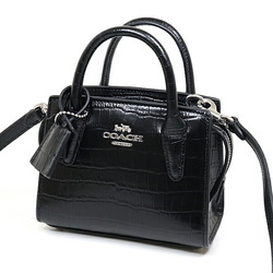 Coach and Carryall CR209 Shoulder Bag Black Outlet