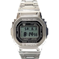 Casio G-SHOCK 3459 GMW-B500 Silver Stainless Steel Watch G-Shock Full Metal Solar Radio Men's