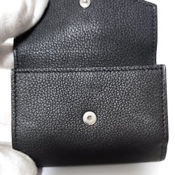 Louis Vuitton LOUISVUITTON Portefeuille Lock Tri-fold Wallet M63921 Noir Leather Compact Women's