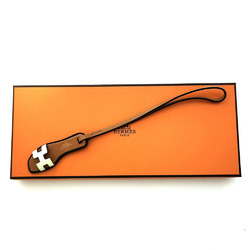 Hermes HERMES Oran Nano Charm Nata Natural Sable Black Veau Epsom Vache Hunter Butler Bag Key Holder Ring Ladies