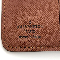 Louis Vuitton LOUISVUITTON Monogram Compact Zip Bi-fold Wallet M61667 Brown Canvas Leather Women's