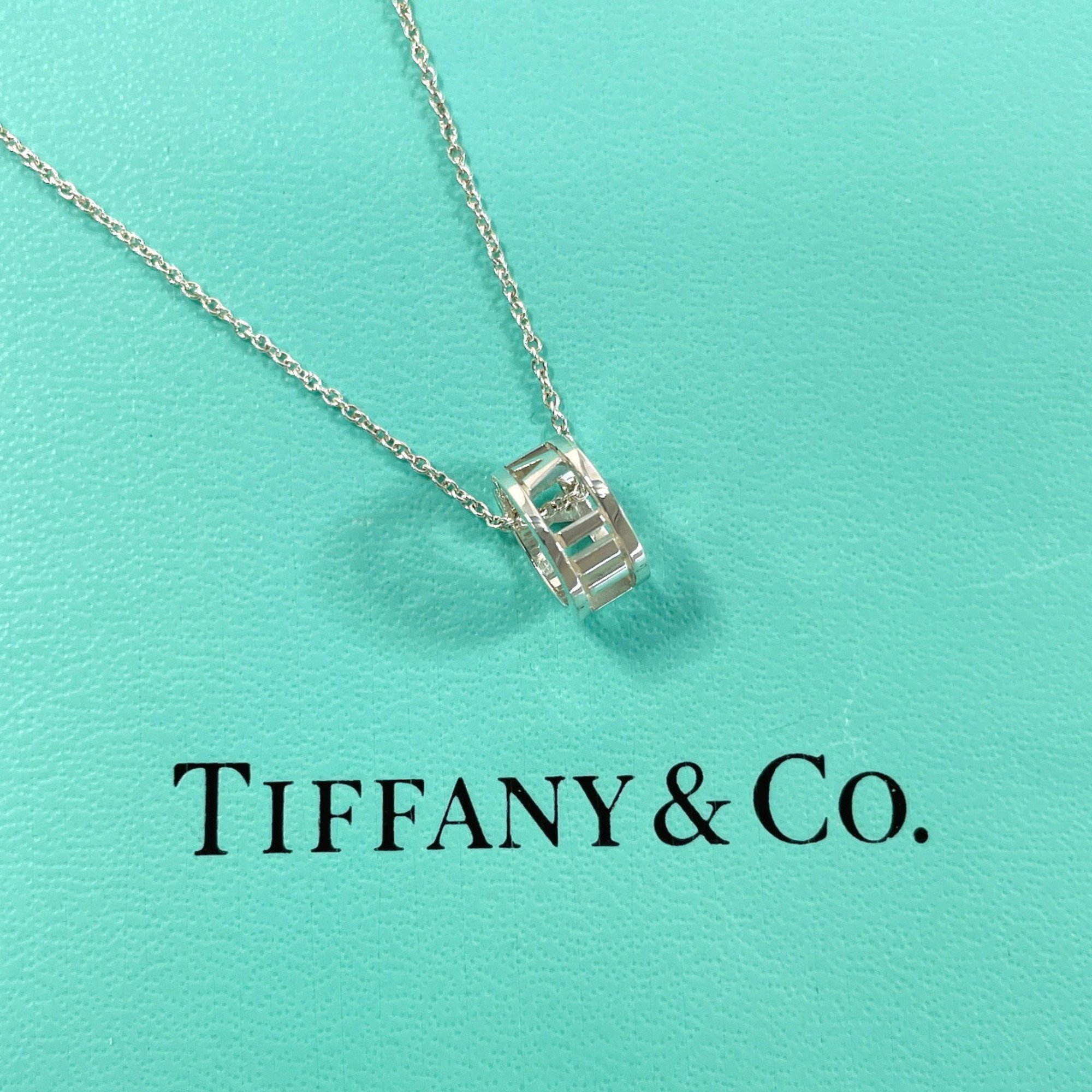 TIFFANY&Co. Tiffany Atlas Pendant Necklace, Silver 925, Silver, Women's