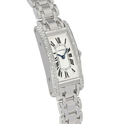 Cartier Tank American SM WB701851 Silver Dial Wristwatch for Women