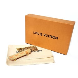 Louis Vuitton LOUISVUITTON Pendant Skateboard MP3276 Orange Silver Metal Necklace Men's