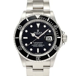 Rolex Submariner Date 16610 Black Dial Men's Watch