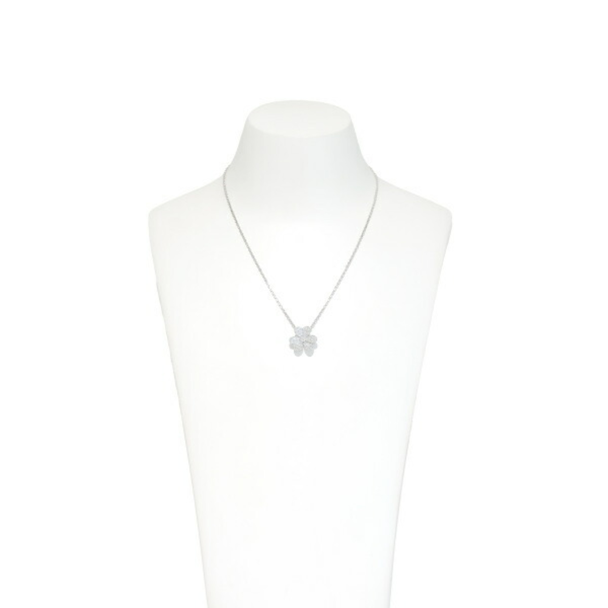 Van Cleef & Arpels Frivole Small K18WG White Gold Necklace