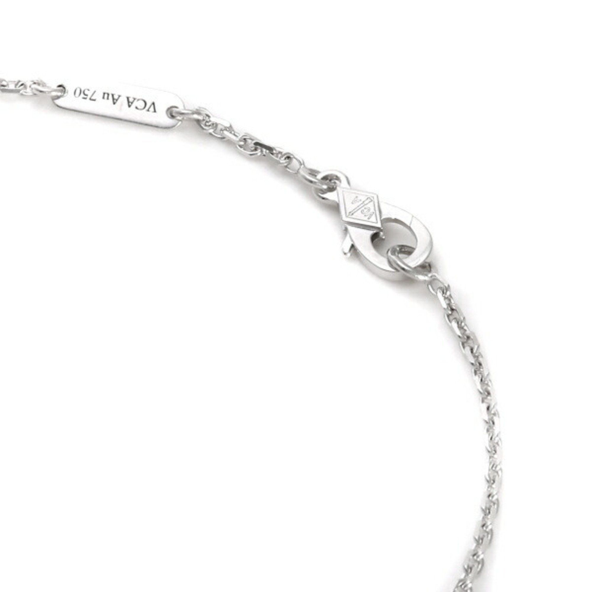 Van Cleef & Arpels Frivole Small K18WG White Gold Necklace