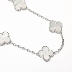 Van Cleef & Arpels Alhambra 10 motifs K18WG white gold necklace