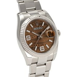 Rolex ROLEX Datejust 36 116234 Brown Dial Men's Watch