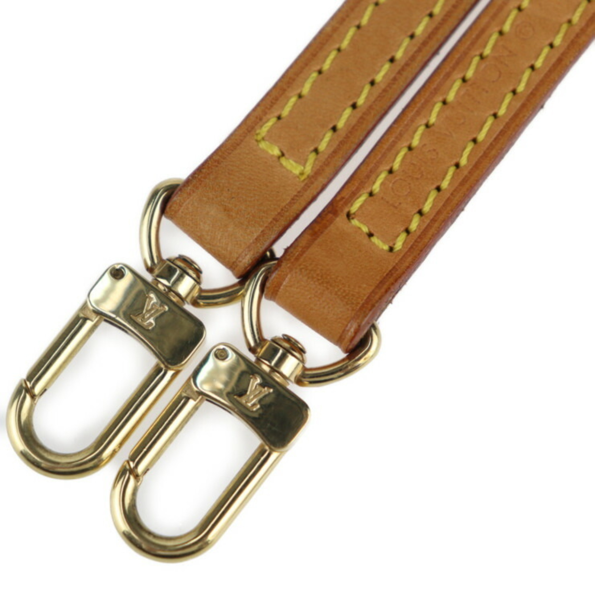 LOUIS VUITTON Louis Vuitton Strap Shoulder J00145 Natural Tanned Leather Replacement