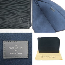 LOUIS VUITTON Louis Vuitton Nomad Pochette Jour GM Second Bag M64154 Epi Leather Blue Marine L-Shaped Clutch Pouch