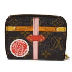 Louis Vuitton LOUIS VUITTON Coin Case Zippy Purse LV Trompe L'oeil Monogram Summer Trunk Pivoine M62617 Women's