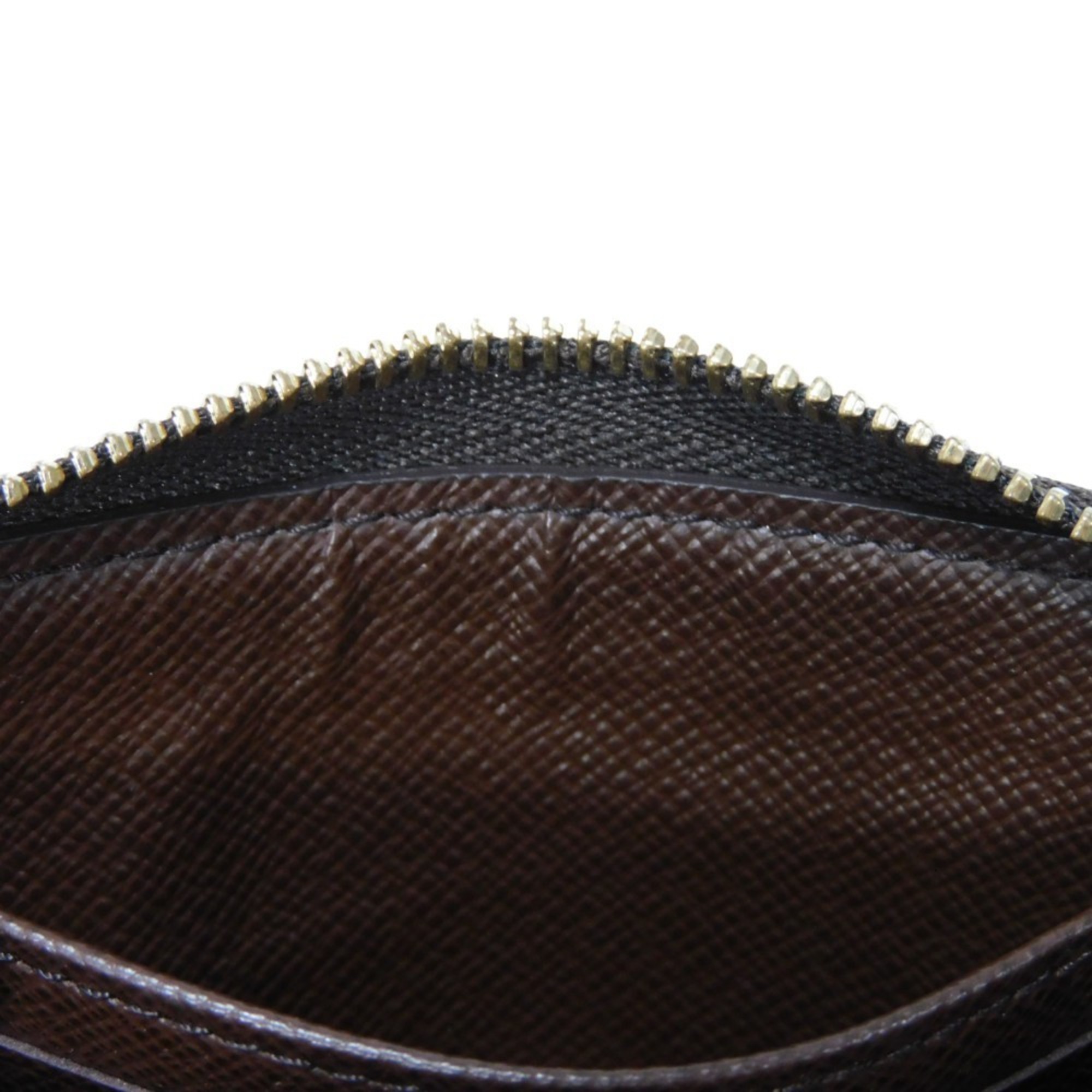 Louis Vuitton LOUIS VUITTON Coin Case Zippy Purse Round Wallet Brown Checkered Damier Ebene N63070 Men's Women's