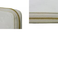 CELINE Coin Case Small Zip Wallet New Foil Stamping Compact Triomphe Embossed White 10B663BFU.01BC Men's Women's