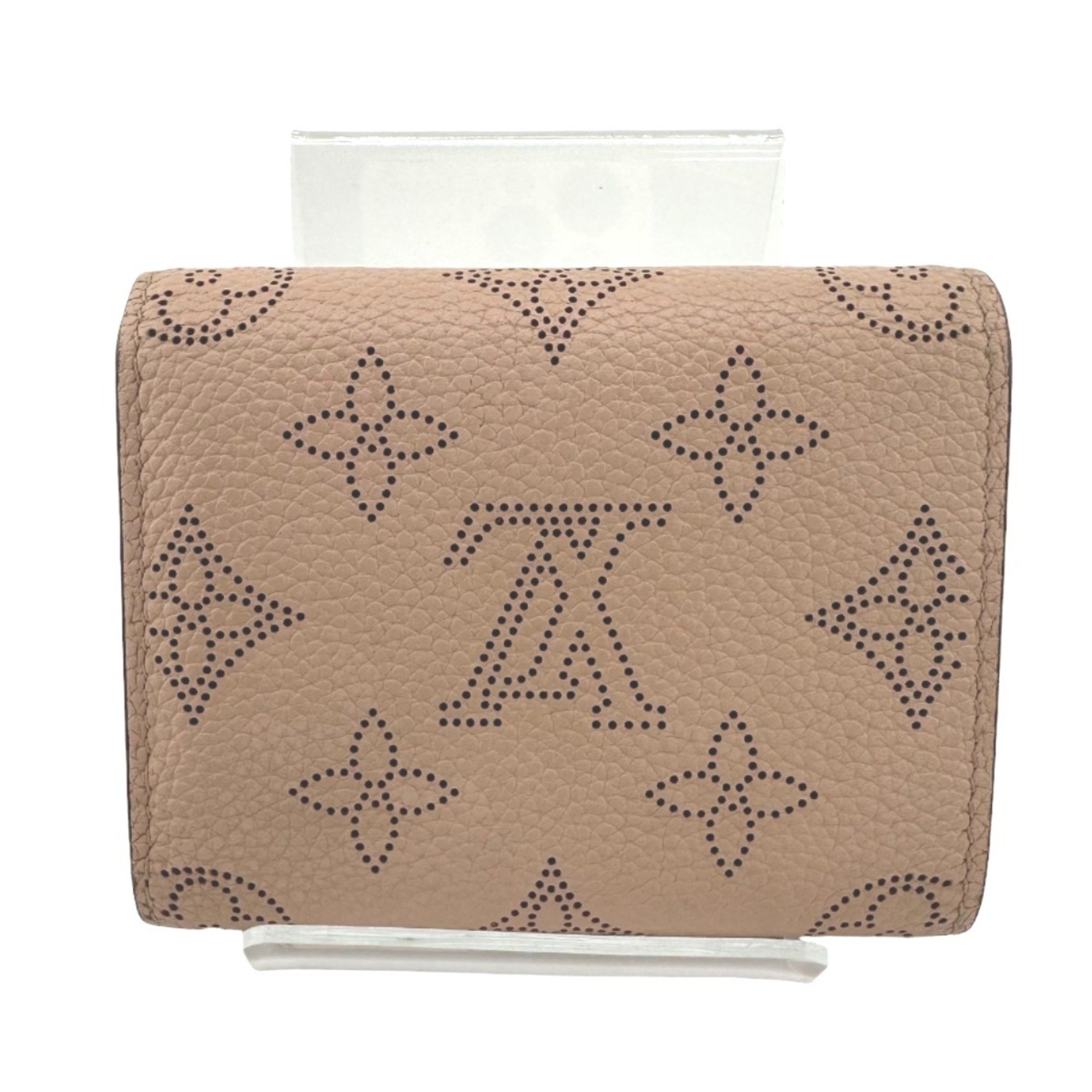 Louis Vuitton LOUIS VUITTON Bi-fold wallet Mahina Portefeuille Iris XS Monogram M67499 Magnolia LV