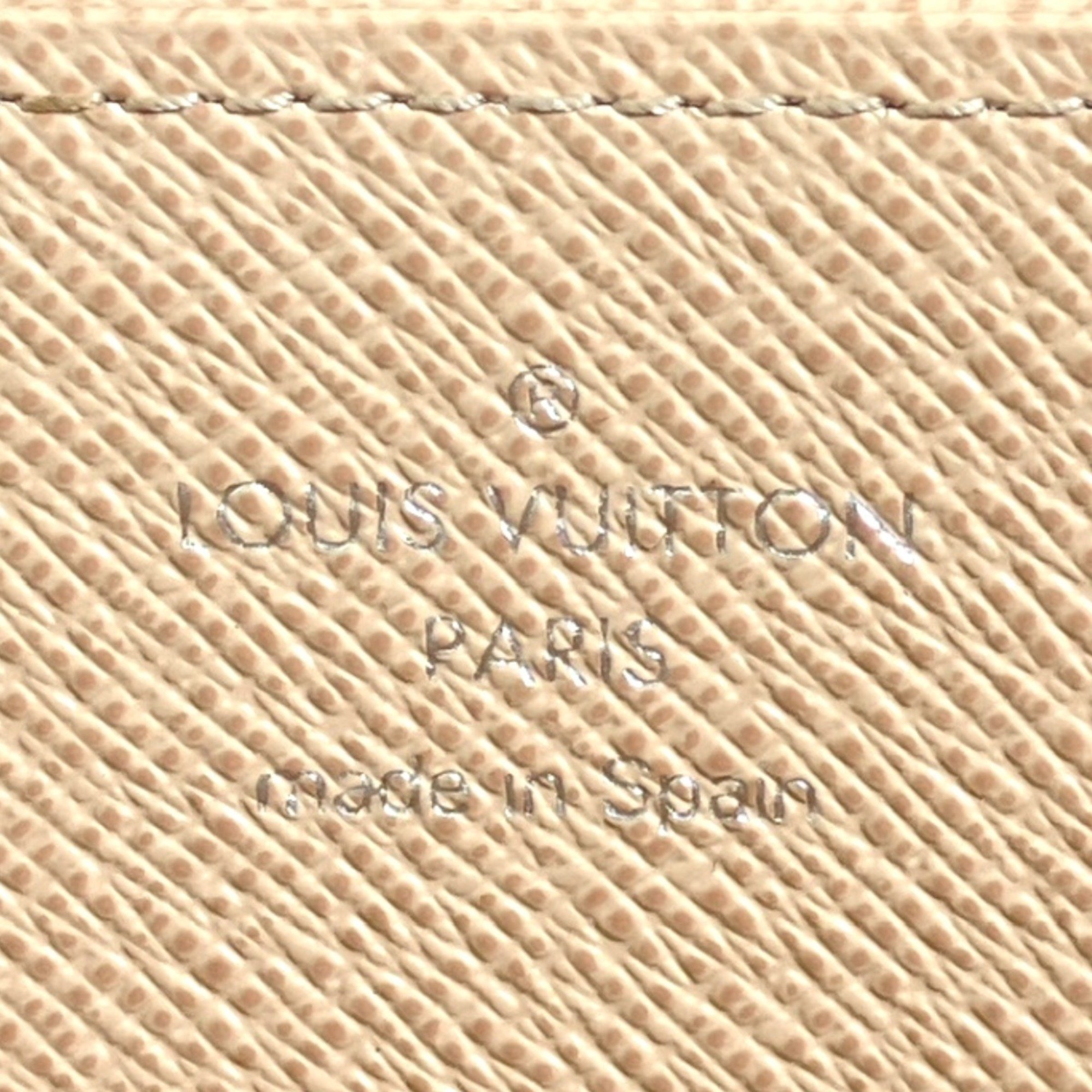 Louis Vuitton LOUIS VUITTON Long Wallet Epi Zippy Leather M67805 Beige LV