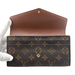 Louis Vuitton LOUIS VUITTON Long Wallet Monogram Portefeuille Sarah Canvas M60531 Brown LV