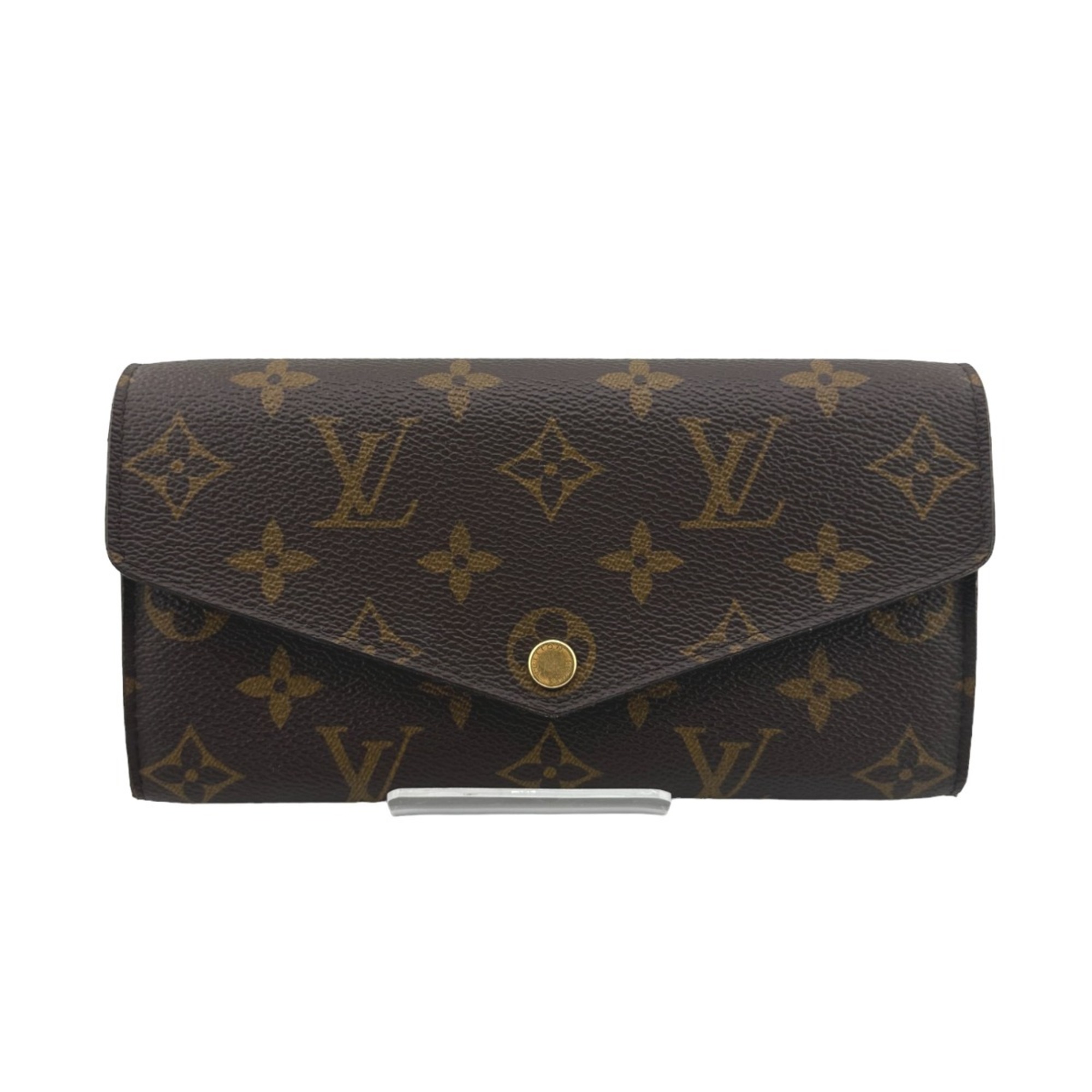 Louis Vuitton LOUIS VUITTON Long Wallet Monogram Portefeuille Sarah Canvas M60531 Brown LV