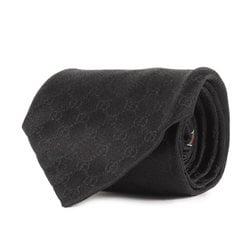 GUCCI Gucci Micro GG Monogram Necktie Black Luxury Men's