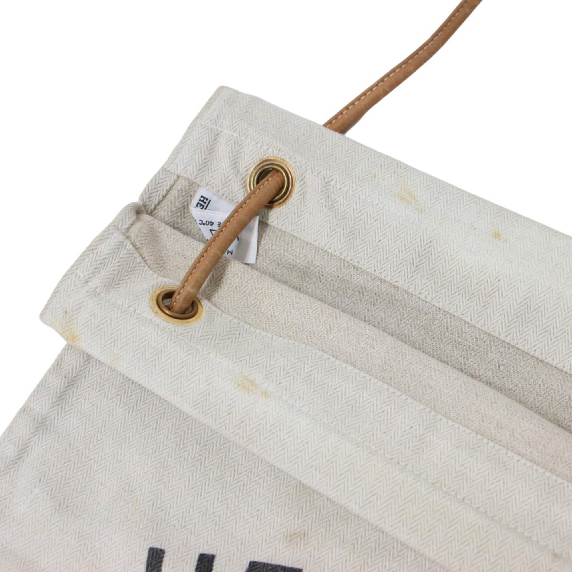 HERMES Hermes Bag Aline GM Beige Canvas Shoulder Tote for Women