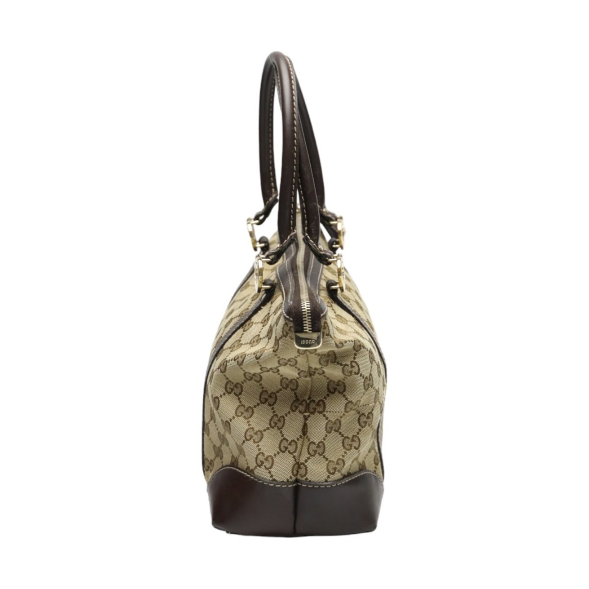 GUCCI Tote Bag Handbag GG Pattern Canvas 257069 Beige