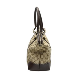 GUCCI Tote Bag Handbag GG Pattern Canvas 257069 Beige