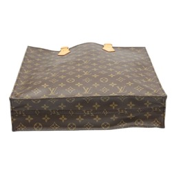 Louis Vuitton LOUIS VUITTON Bag Monogram Sac Plat Canvas M51140 Brown LV