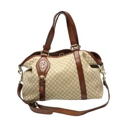 GUCCI Tote Bag Shoulder Diamante Canvas 282346 Brown