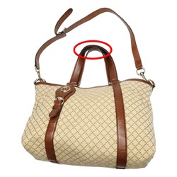 GUCCI Tote Bag Shoulder Diamante Canvas 282346 Brown