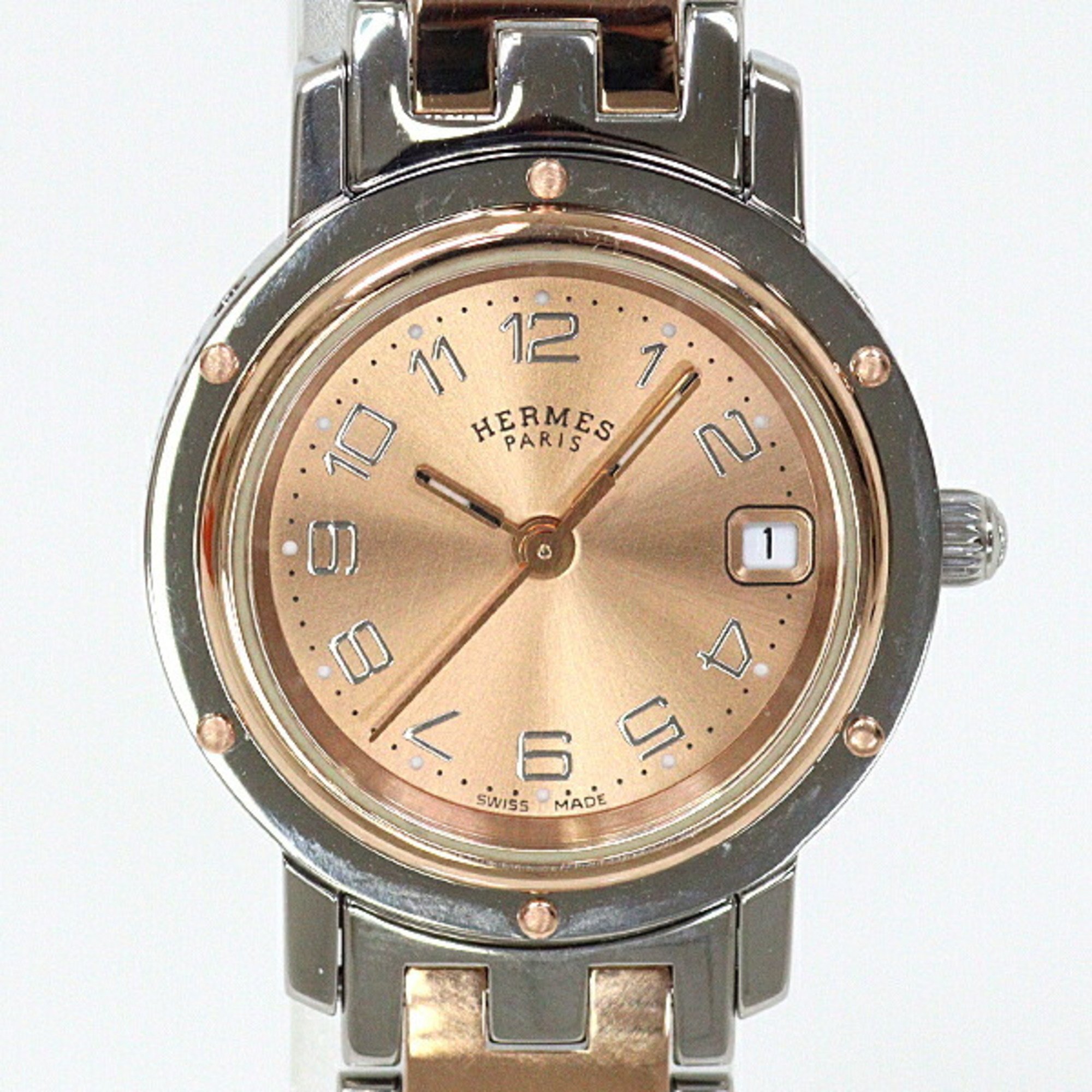 HERMES Hermes Ladies Watch Clipper CL4.221.480/3824 Quartz Finished