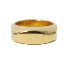 CELINE Ring Size: 52 (12) Form Square Large Gold Women's