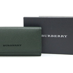 Burberry 4-key case 5504 Dark green leather 4 keys Nova check Men's BURBERRY