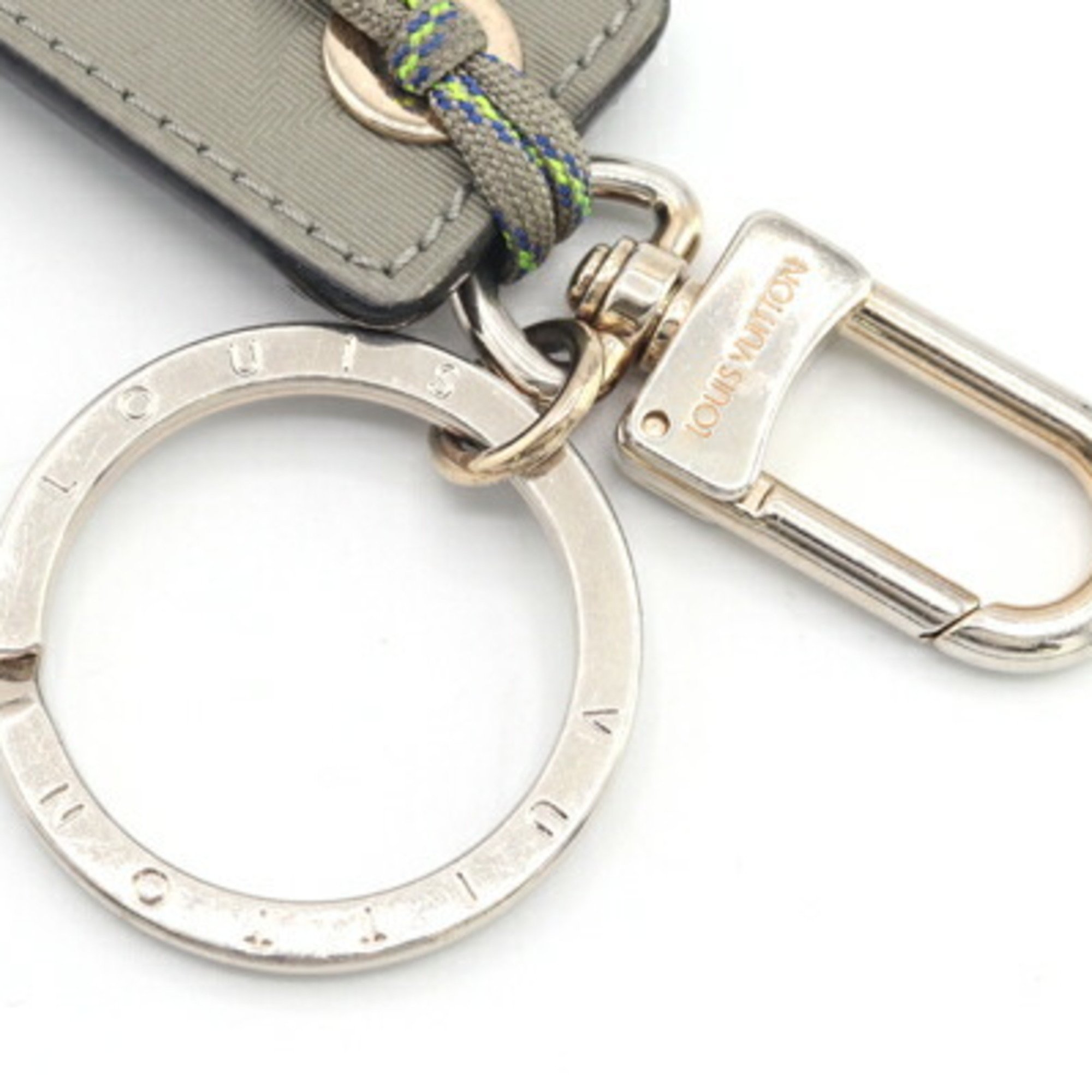 Louis Vuitton Keychain Portocle Tag Monogram Fluo MP2126 Keyring Bag Charm LV Men's LOUIS VUITTON