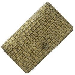 Chanel Bi-fold Long Wallet Gold Color Leather Coco Mark Women's CHANEL