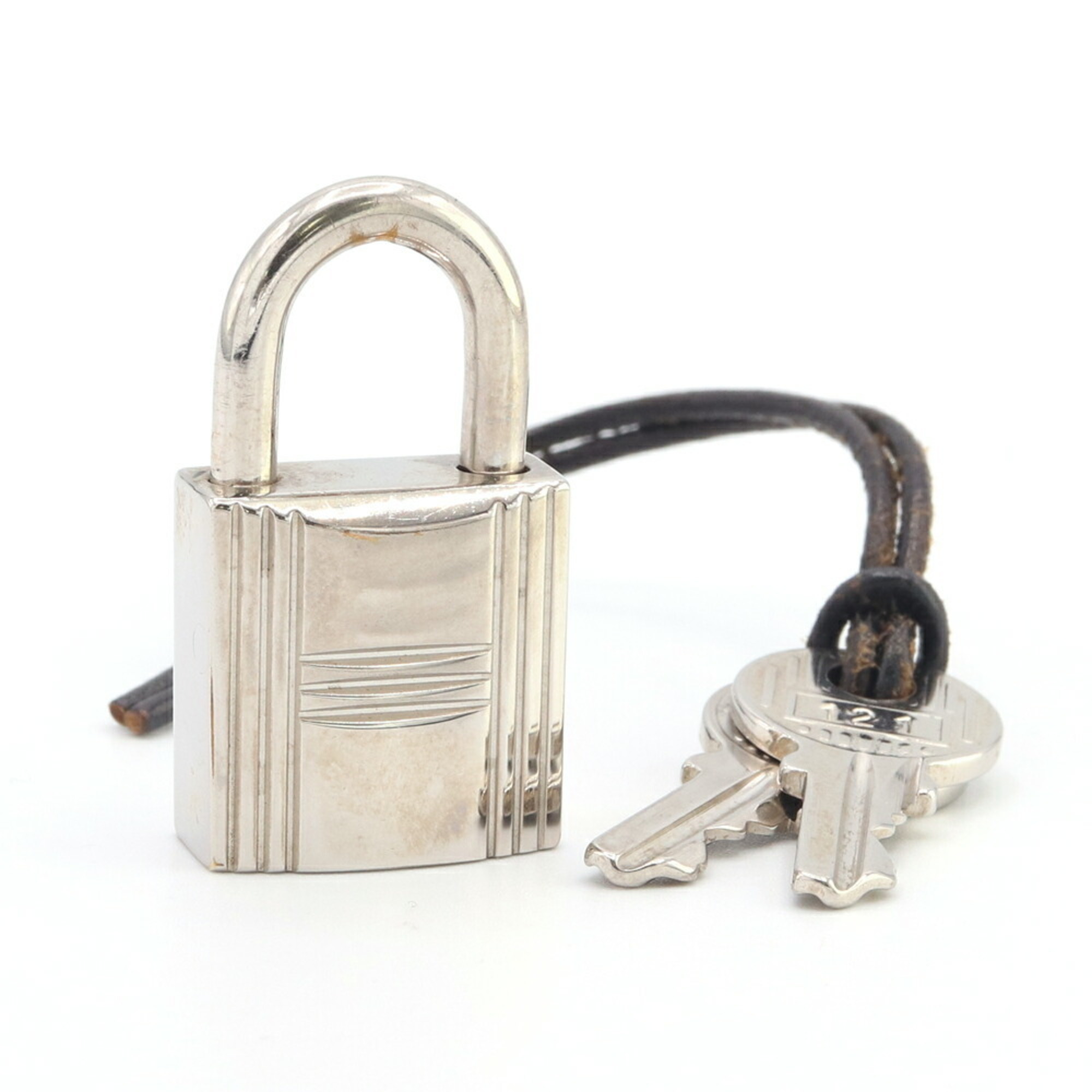 Hermes Padlock Silver Metal for Men and Women HERMES