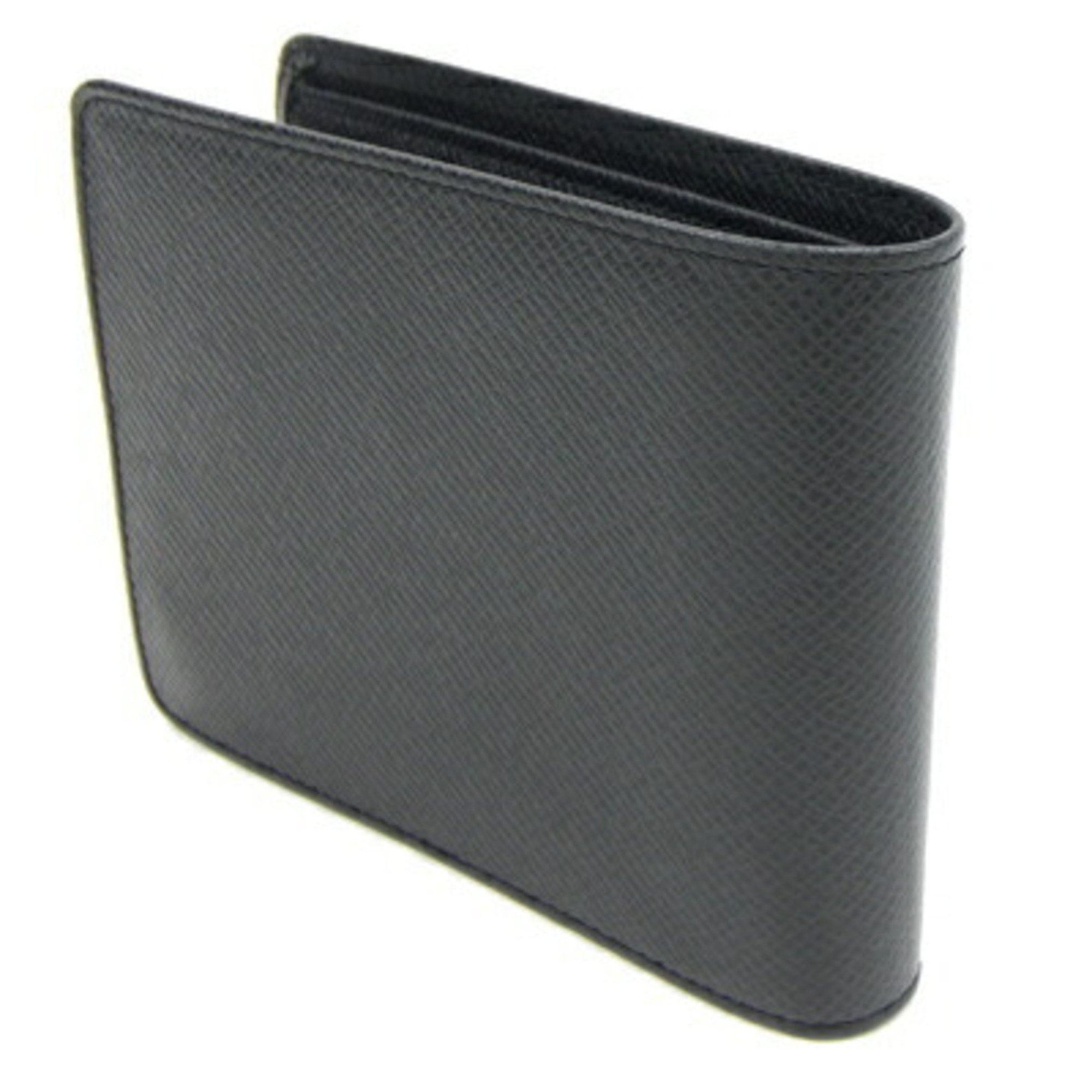 Louis Vuitton Bi-fold Wallet Taiga Portefeuille Florin M31112 Ardoise Compact Black Men's LOUIS VUITTON