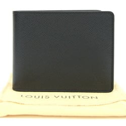 Louis Vuitton Bi-fold Wallet Taiga Portefeuille Florin M31112 Ardoise Compact Black Men's LOUIS VUITTON