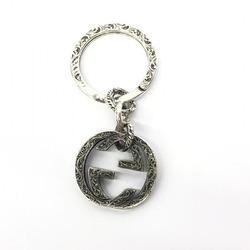 GUCCI Interlocking G Keyring Silver Gucci