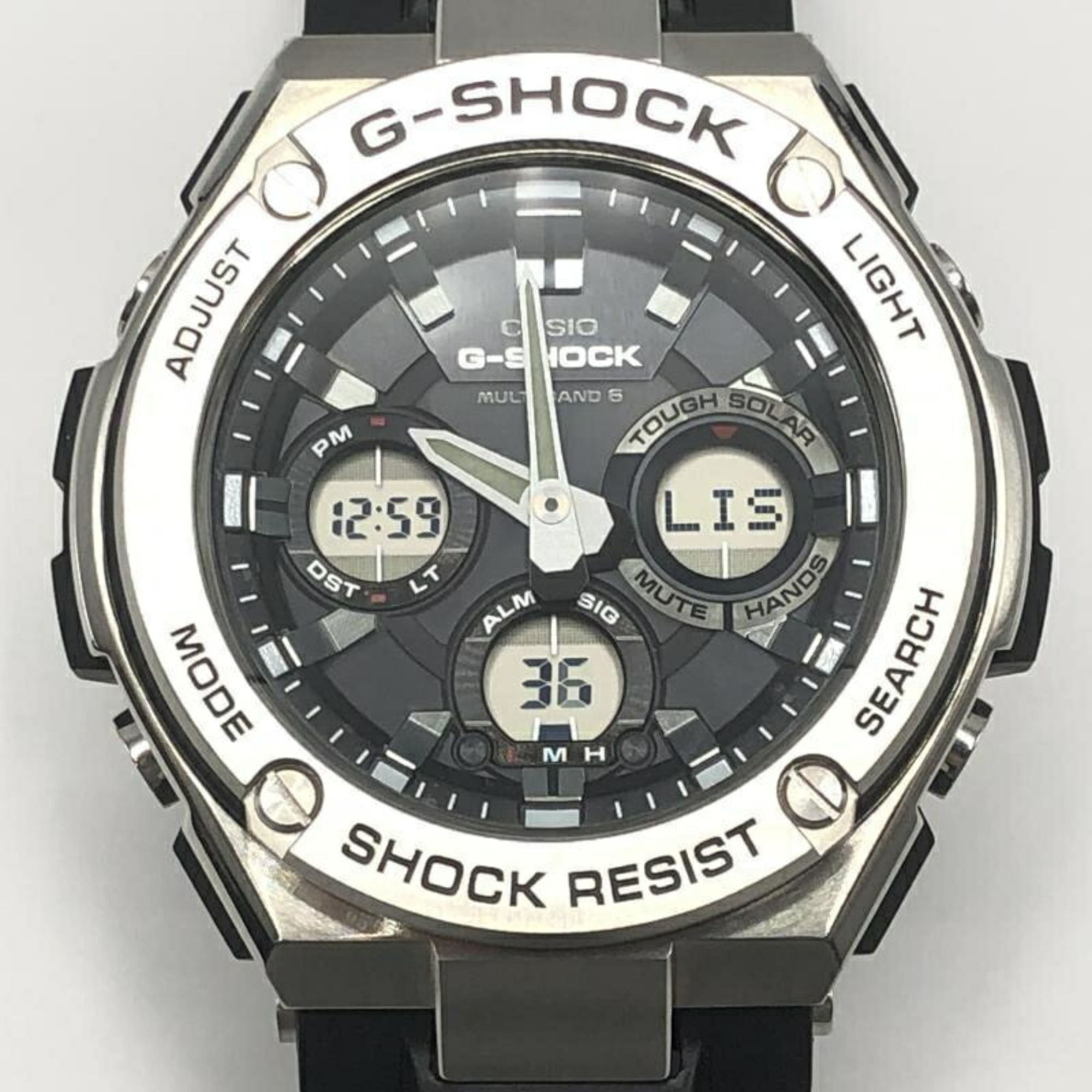 CASIO G-SHOCK GST-W110 Wristwatch Black Silver Casio G-Shock