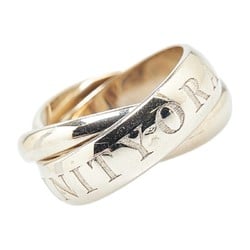 Cartier Trinity Ring #46 K18YG Yellow Gold Women's CARTIER