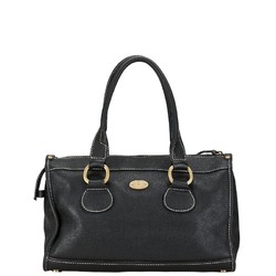 Celine handbag tote bag black leather women's CELINE