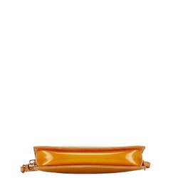 Louis Vuitton Monogram Vernis Lexington Pouch M91010 Yellow Patent Leather Women's LOUIS VUITTON