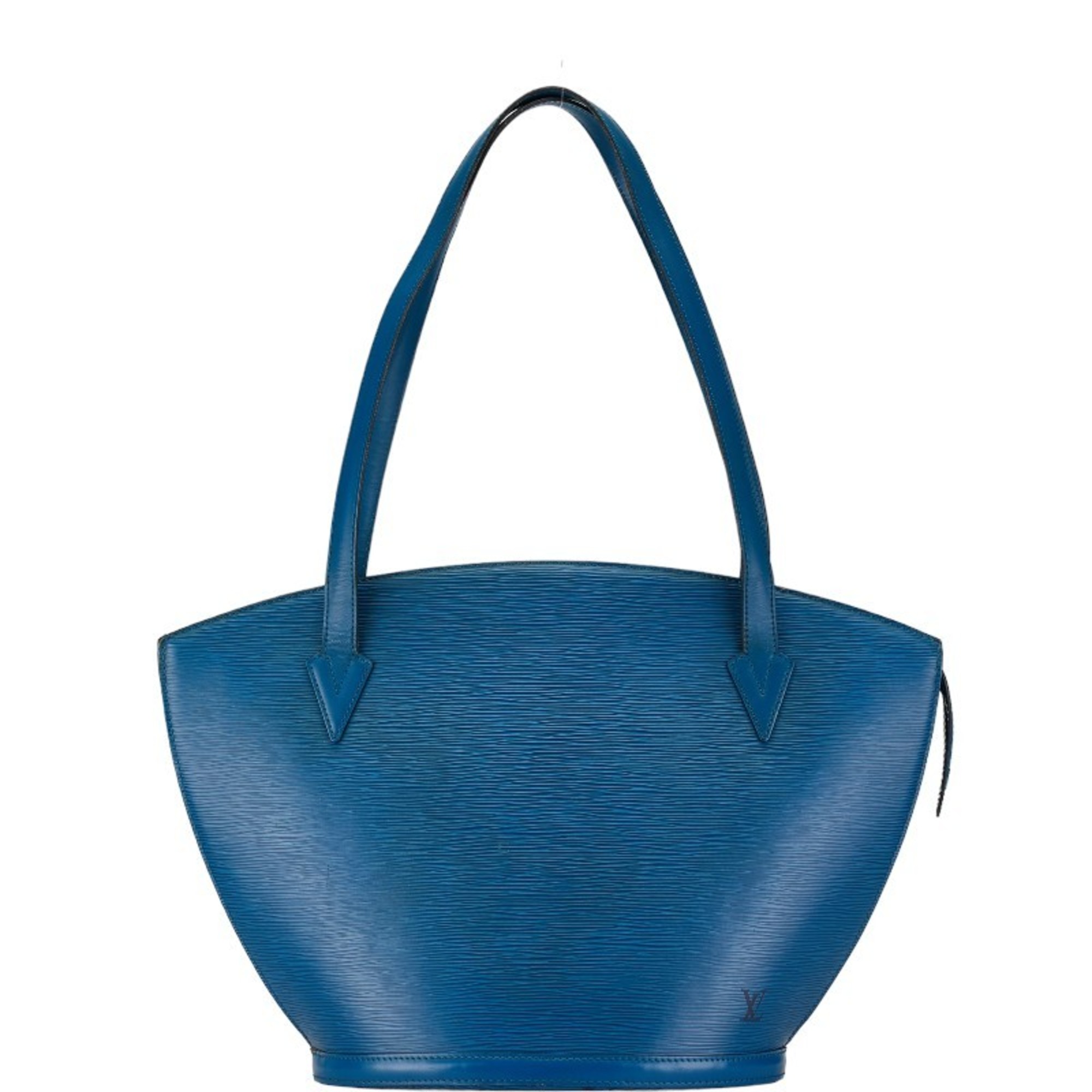 Louis Vuitton Epi Saint Jacques Tote Bag Shoulder M52265 Toledo Blue Leather Women's LOUIS VUITTON